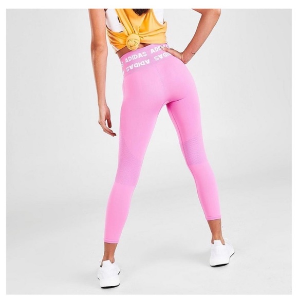 NWT Adidad Training Aeroknit Cropped High Rise Pants - Picture 5 of 6